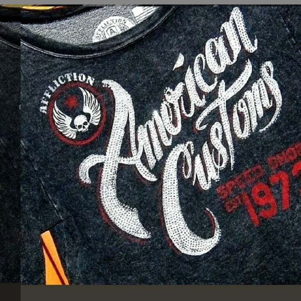 Affliction Bling Sweatshirt small